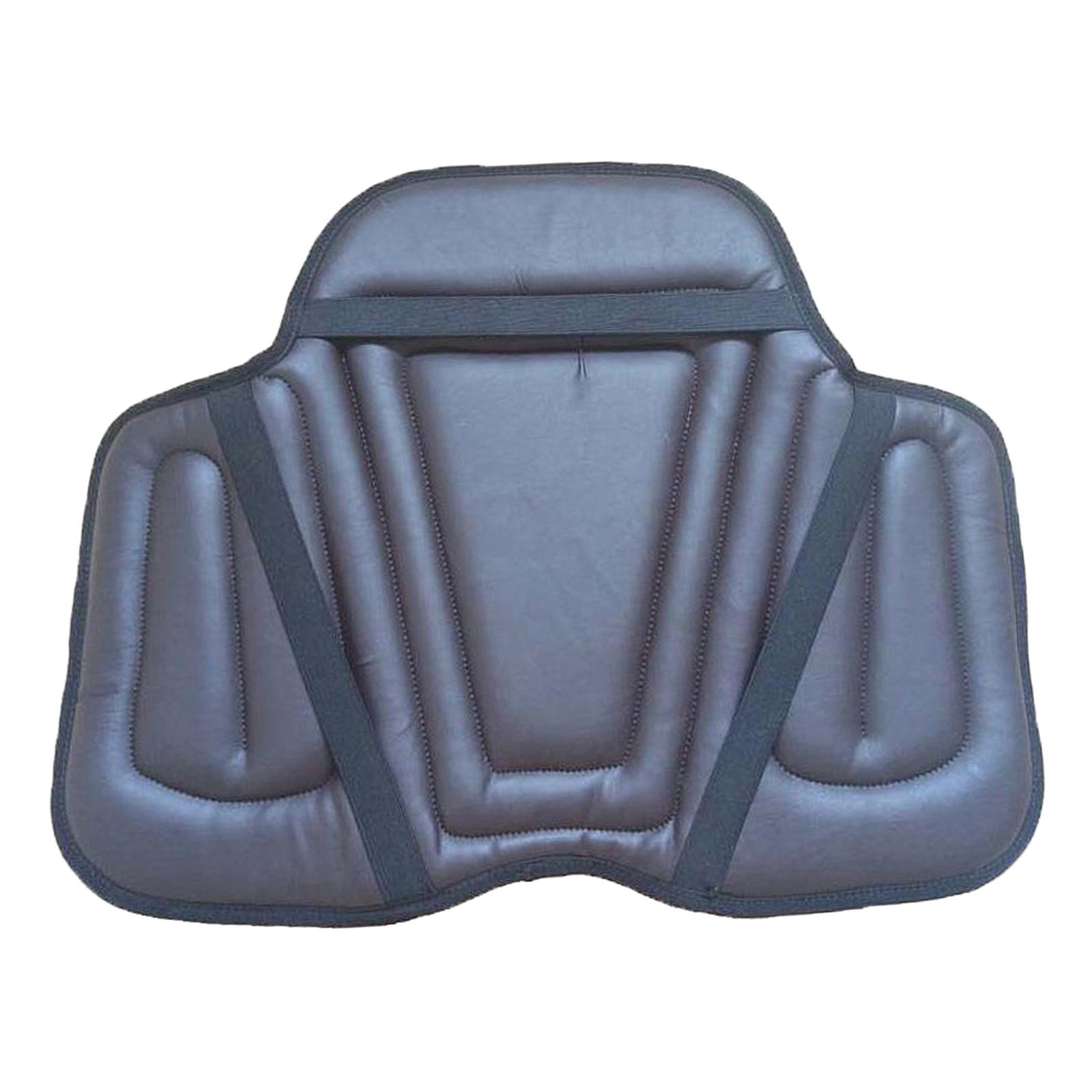 Selle de cheval à absorption des chocs, coussin de selle doux, confortable et sécurisé: Brown