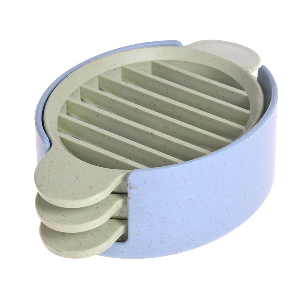 Cut Multifunctionele Keuken Egg Slicer Sectioner Cutter Mold Flower Edges Kleur Willekeurige