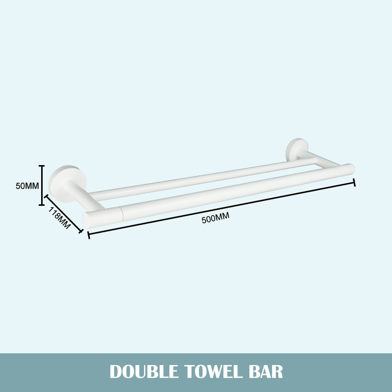 Juego de accesorios de baño blanco mate, soporte de toalla de baño, soporte de papel, gancho para bata, cepillo de inodoro, jabonera, estante de toalla: Verde