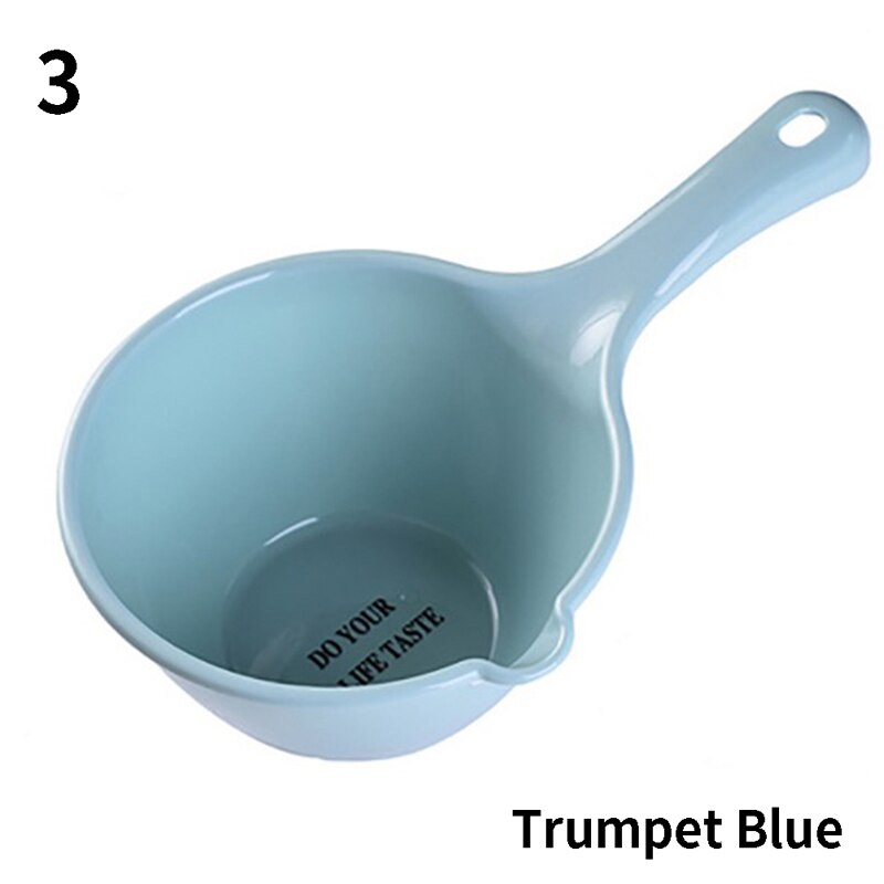 1pc Plastic Water Scoops Washing Hair Tool Children Baby Bath Scoop Thick Long Handle Cooking Kitchen Tools Gadgets: 3