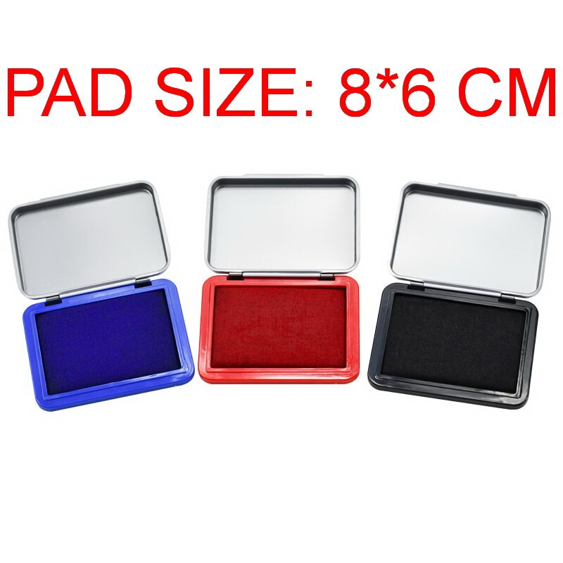 1 pcs Brand square box Calligraphy Red Ink Paste Chinese Yinni Pad 40g Red blue black ink paste