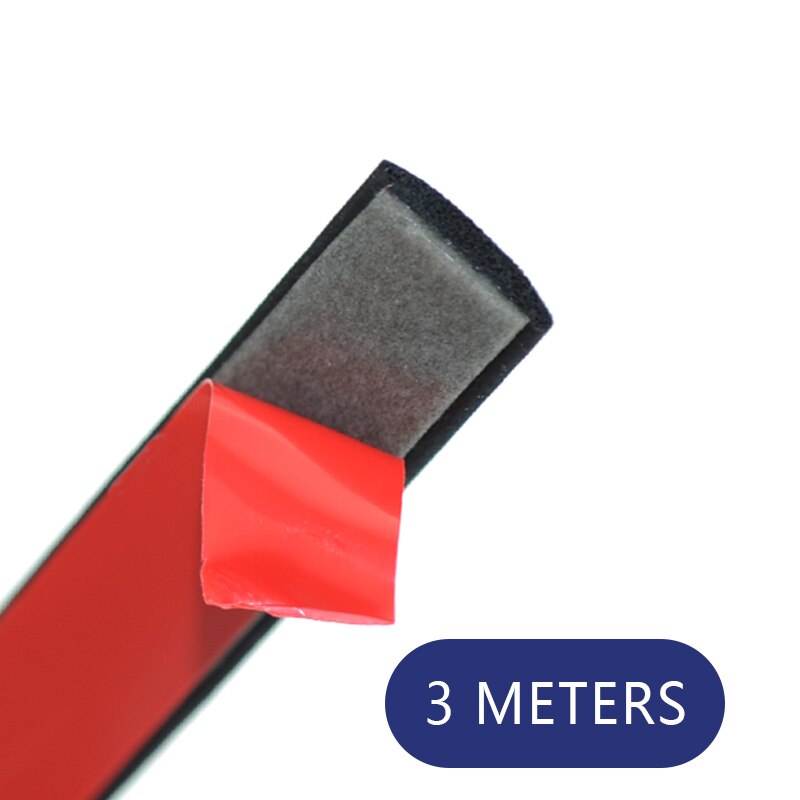 KAHNOS Finestrino della macchina Sigillante in Gomma Tetto Apribile Finestra Triangolare Sigillato Strisce di Tenuta ordinare per auto Anteriore Del Veicolo Parabrezza Posteriore 3M: 3 meter