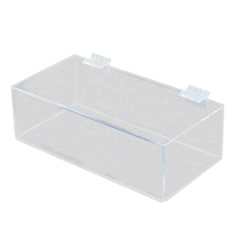 Acrylic Clear Tissue Box Disposable Mask Storage Box Gloves Dustproof Organize Box: Default Title