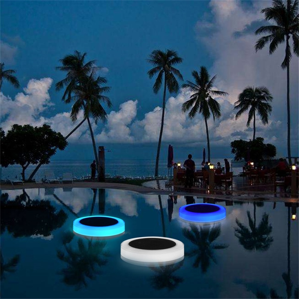 Solar Powered RGB LED Onderwater Licht Vijver Licht Outdoor Zwembad Drijvende Party Decoratieve Licht Met Afstandsbediening