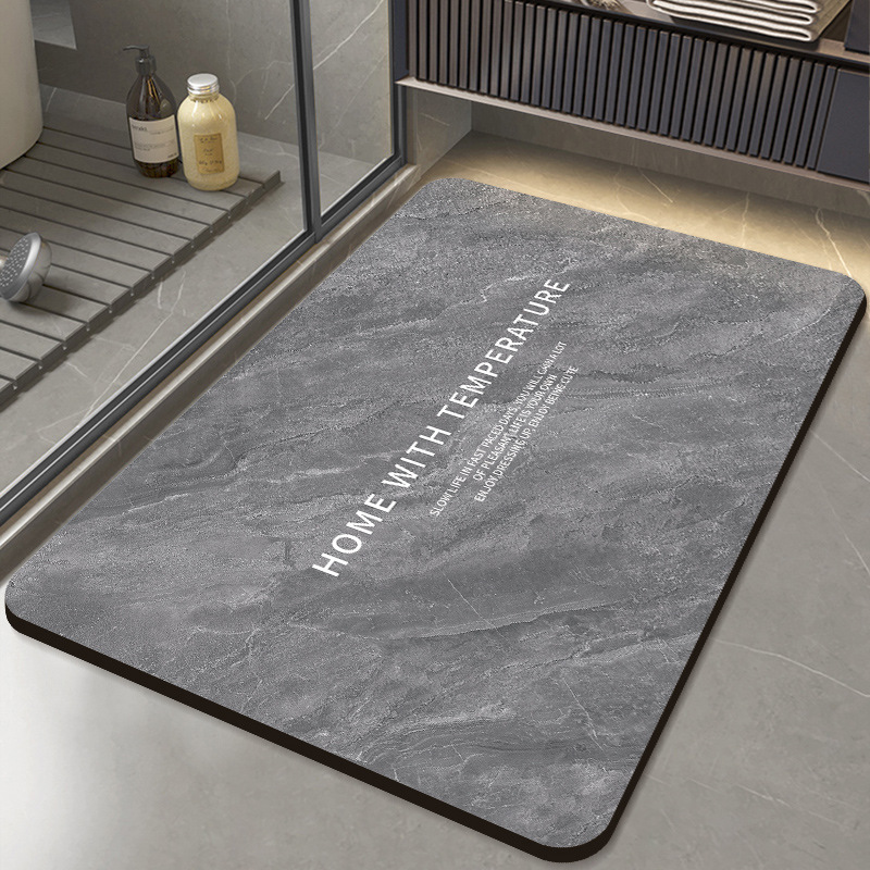 Luxury Diatom Mud Bath Mat Super Absorbent Floor Mats For Shower Room Toilet Foot Pad Non Slip Kitchen Rug Entrance Door Carpet