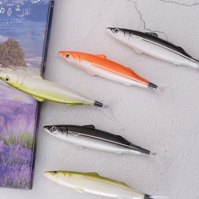 2Pcs Ozean Fisch Kugelschreiber 0,5mm Kreative Lustige Gel Stift Student Schule Büro Schreibwaren
