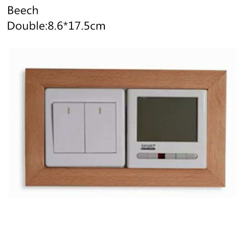 Tre bryter deksel plate klistremerker vegg klistremerker hjem nordisk stil kontakt beskyttende deksel punch-free bryter klistremerke: 06