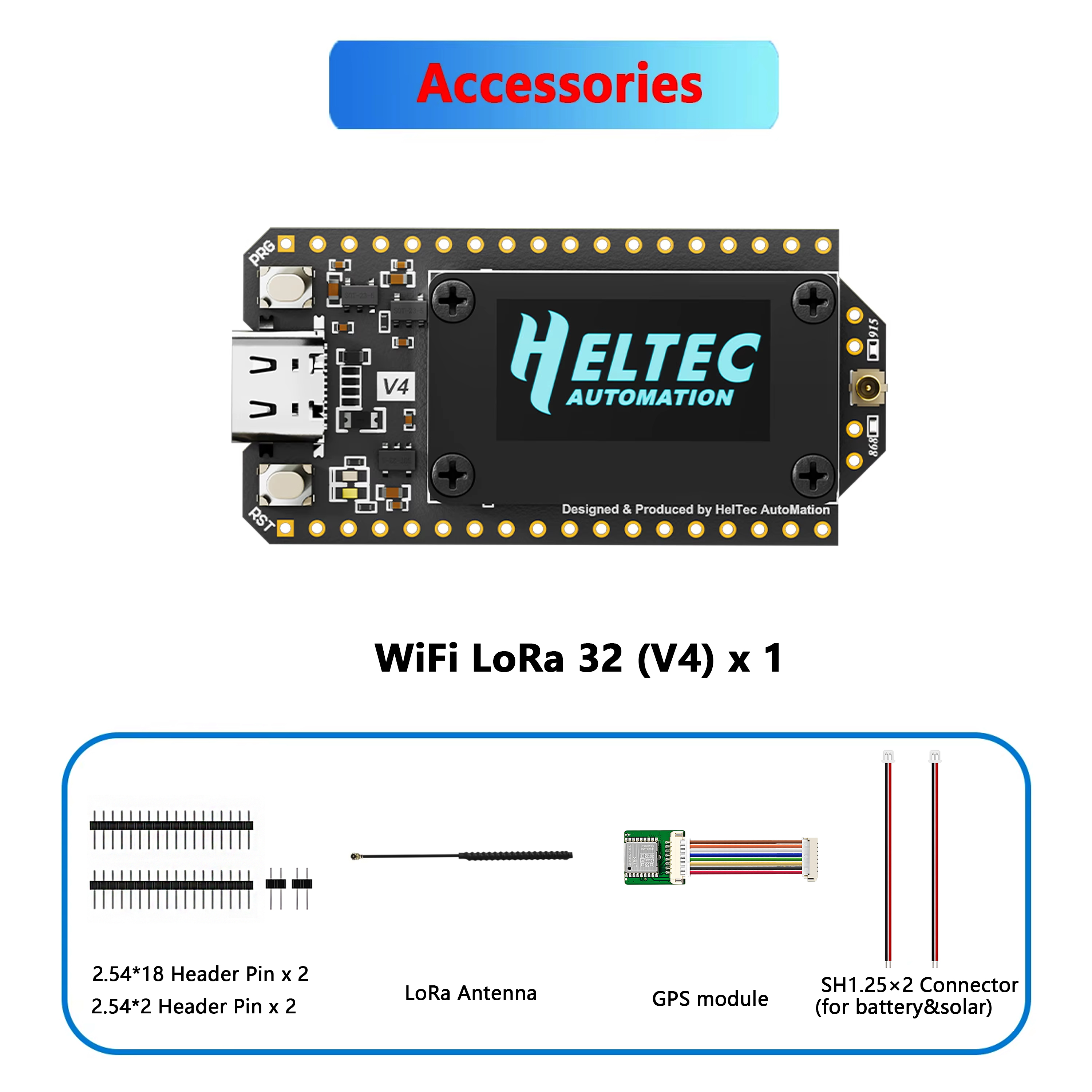 Aktualisierung wlan lora 32(v4)  esp 32 s 3+sx1262 ble lora-knoten, meshtastic- und lorawan-kompatibel , 28 dbm sendeleistung: verrotten