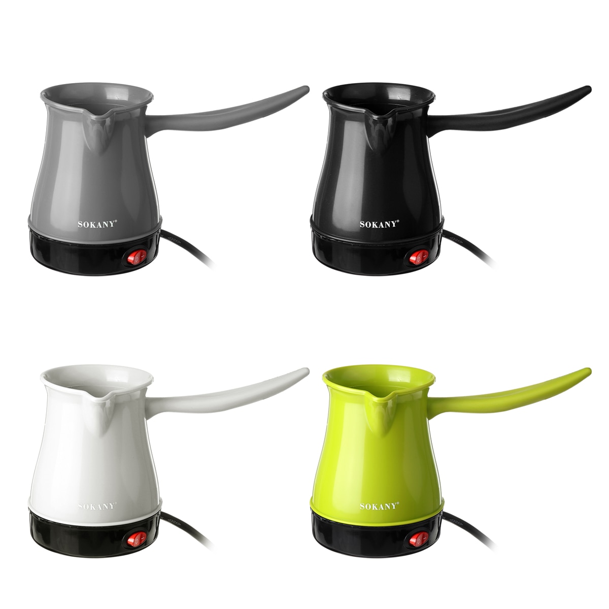Coffee Maker Portable Electric Mini Turkey Coffee Pot Fast Heat Resistant Coffee Machine 350ml Boiled Milk Coffee Kettle