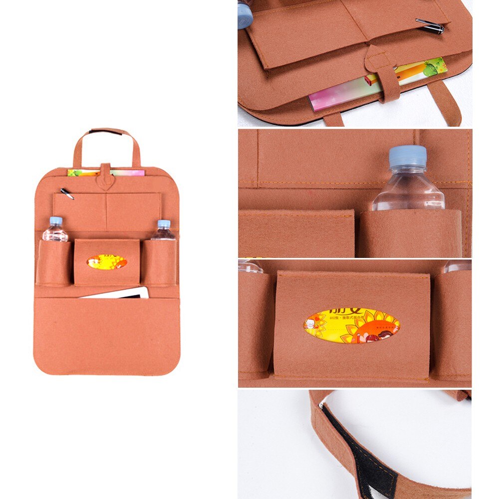 Multifunctionele Organizer Autostoel Autostoel Opknoping Zakken Seat Bag Gehumaniseerd Opbergtas Vilt Covers Achterbank Zakken