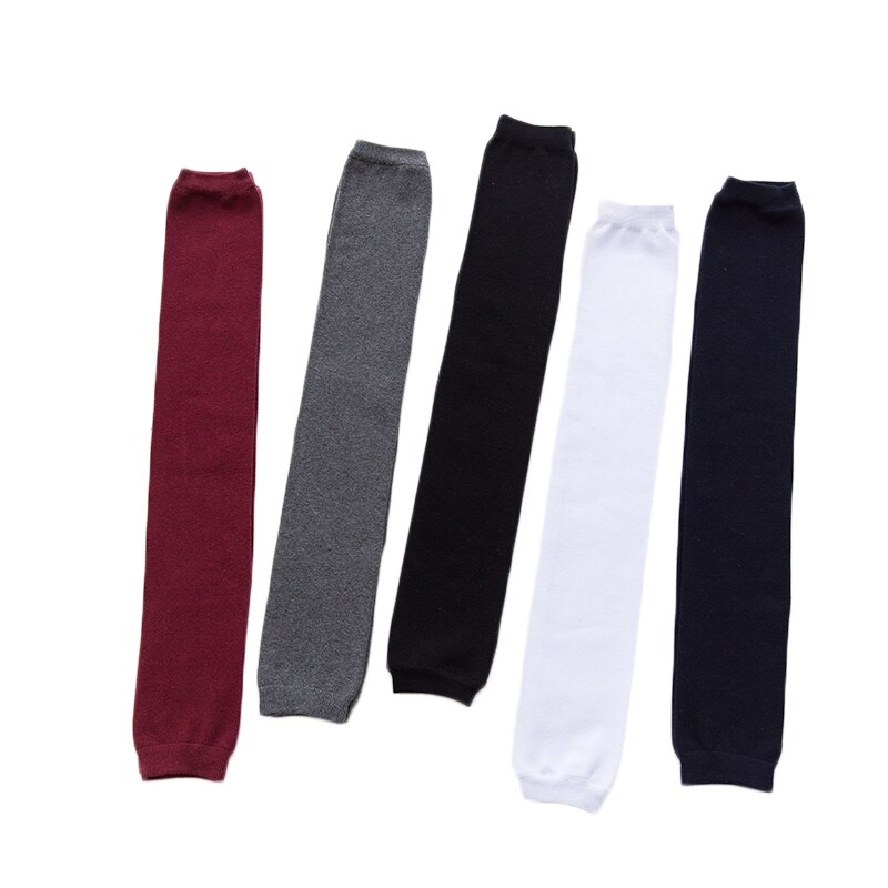 Jambières femmes hiver coton droit garder-genou Simple femmes all-match Style coréen Long au-dessus du genou femme