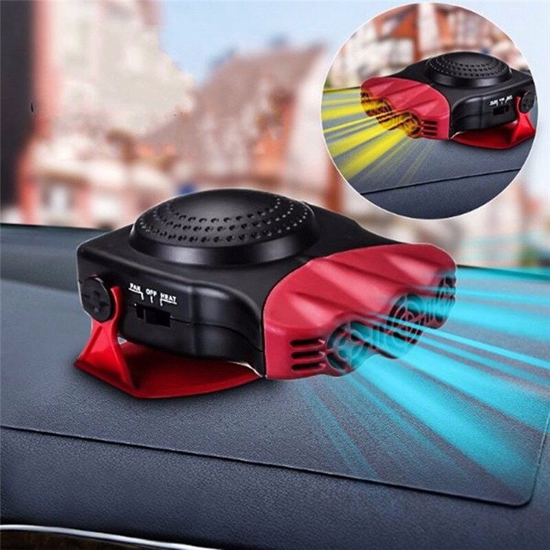 Winter Car Heater Universal 12V Car Interior Heating Cooling Accessories Fan Heater Window Mist Remover Portable Car Heaters