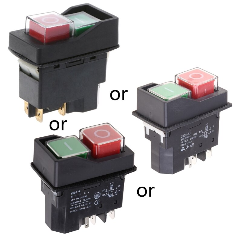 KLD-28A Waterproof Magnetic Switch Explosion-proof Pushbutton Switches 220V IP55