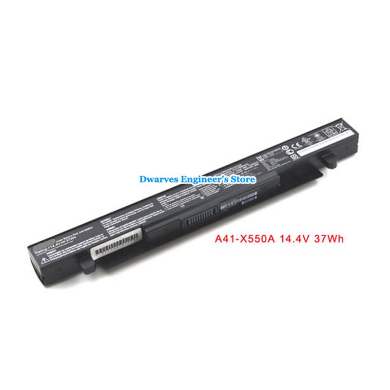 14.4V A41X550A Original A41-X550A Battery For ASUS X550C X550B X550V X550D X450C X450 X452 Y581CA R510L Laptop Battery 37WH: Default Title