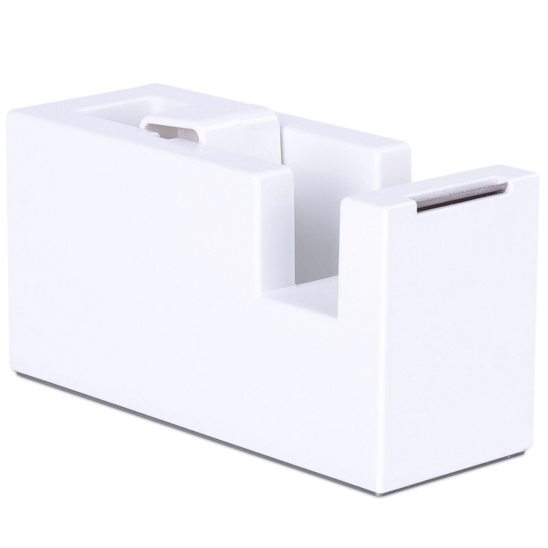 Square Plastic Washi Tape Dispenser Adhesive Masking Tape Organizer Cutter Stand Holder Desktop Office School Supplies