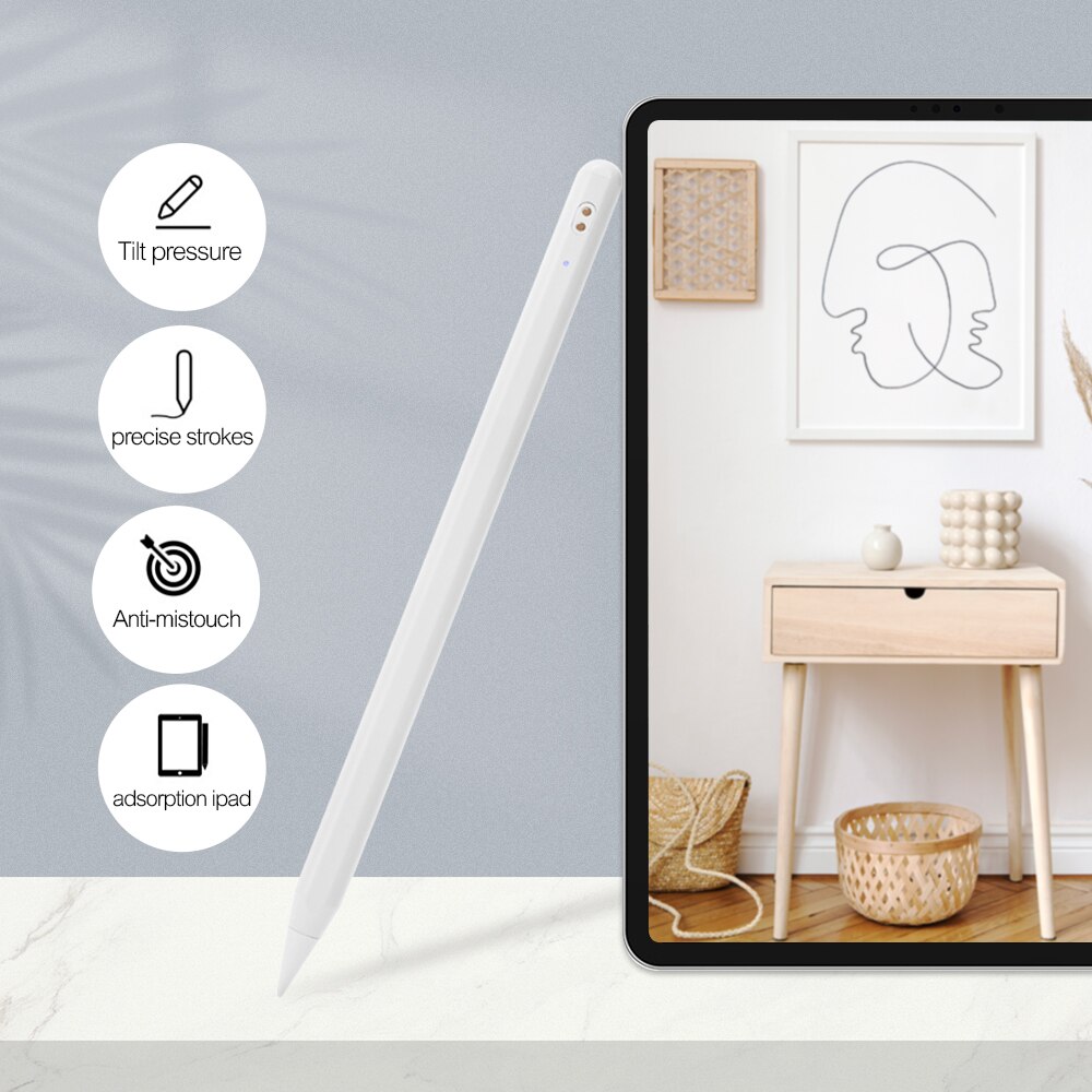 For Apple Pencil 26th Gen Stylus Pen Drawing Writing Touch Pencil For iPad Air 5 iPad Pro With Charging Box