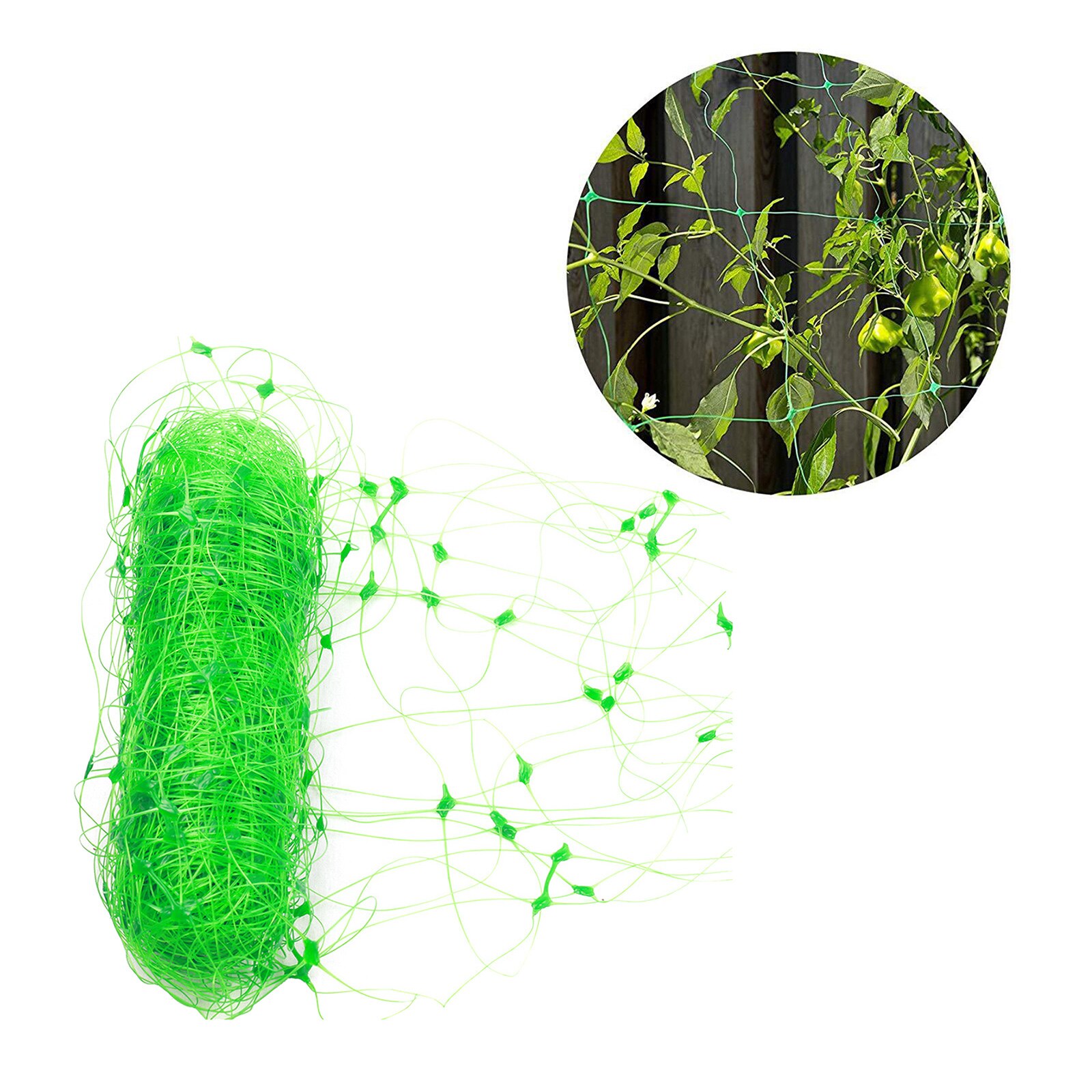 Plastic Trellis Netting Ondersteuning Voor Outdoor Wijnstok Komkommer Vruchten Druif Tomaat Groenten Klimmen 6 Inch Mesh Hole Size
