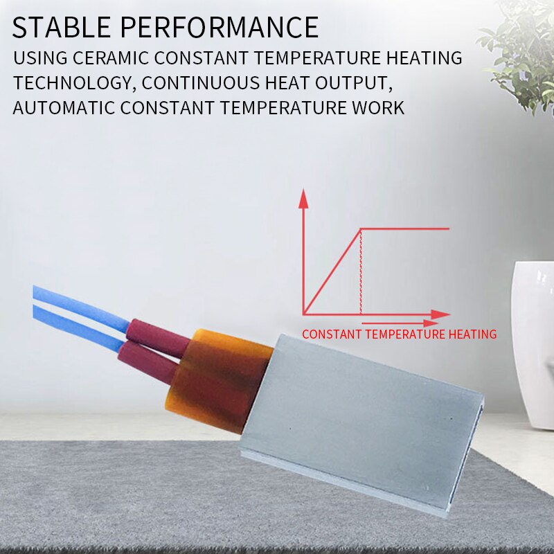 220V Keramiek Ptc Keramische Elektrische Verwarming Plaat Aluminium Shell Keramische Plaat Constante Temperatuur Verwarming