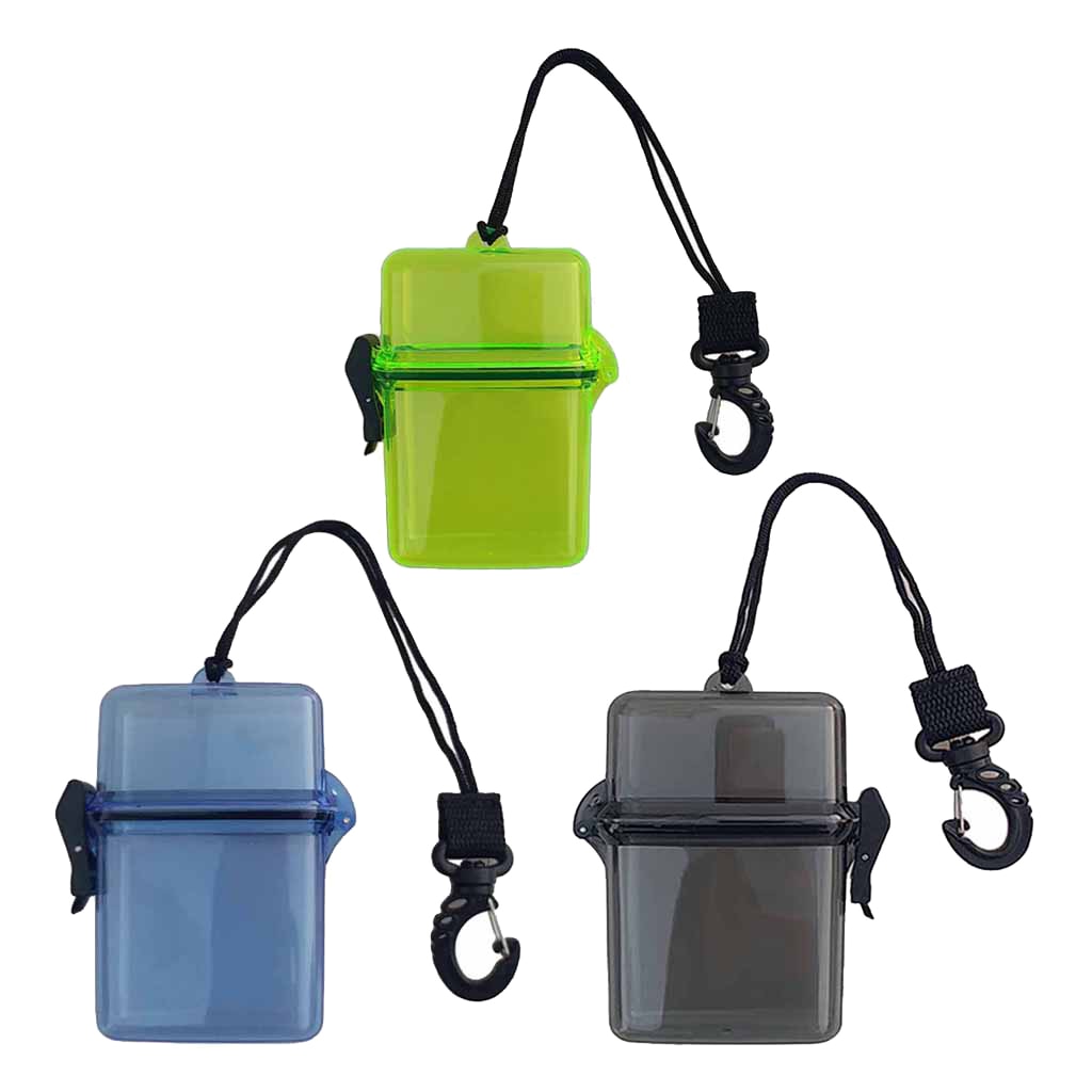 Bolsas de buceo de plástico contenedor de caja seca impermeable con Clip giratorio de buceo Kayaking Sailing