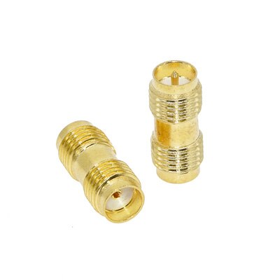 RP SMA adaptateur macho un hembra RP SMA adaptateur macho hembra RF Coaxial acoplamiento barril de nuez convertidor de nuez convertidor: no.9