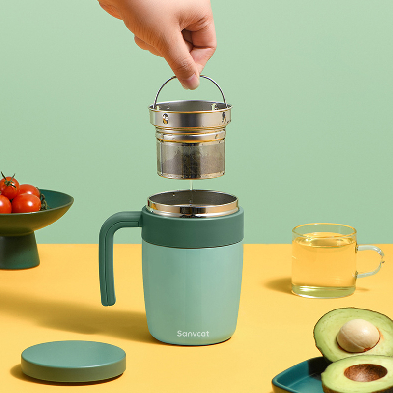 Xiaomi Mijia Thermos Cup Reusable Tea Iced Coffe Cup Office Thermal Mug Cold Usages Travel Hiking Luxury