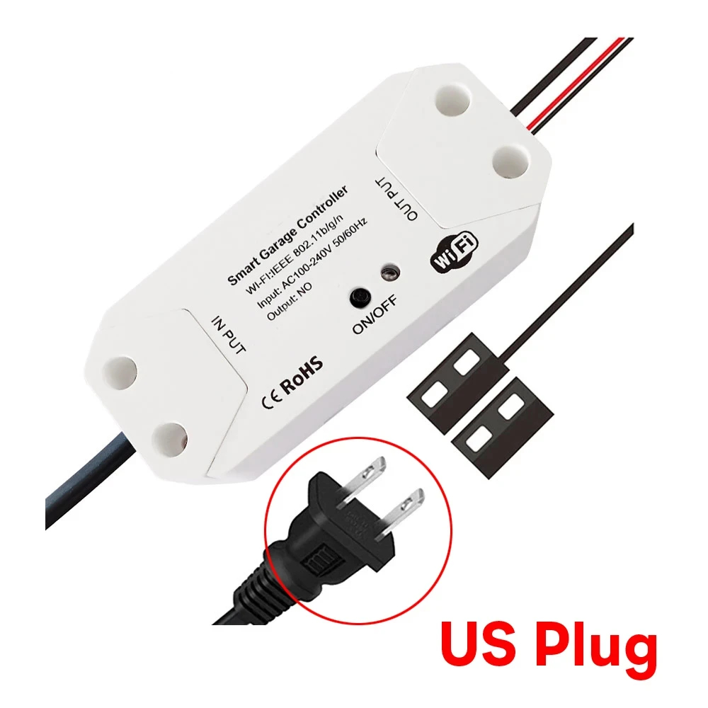 Originele Tuya WIFI Smart Garagedeur Opening Controller APP Spraakgestuurde Smart Switch Met Alexa Echo Google Home Smart Life: YELLOW