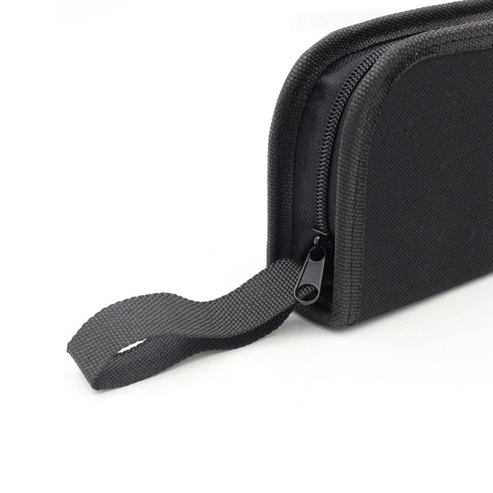Multi-functional Canvas Bag Watch Repair Portable Tool Bag Case Opener Watch Screwdriver Zipper Storage Tool Bag Black