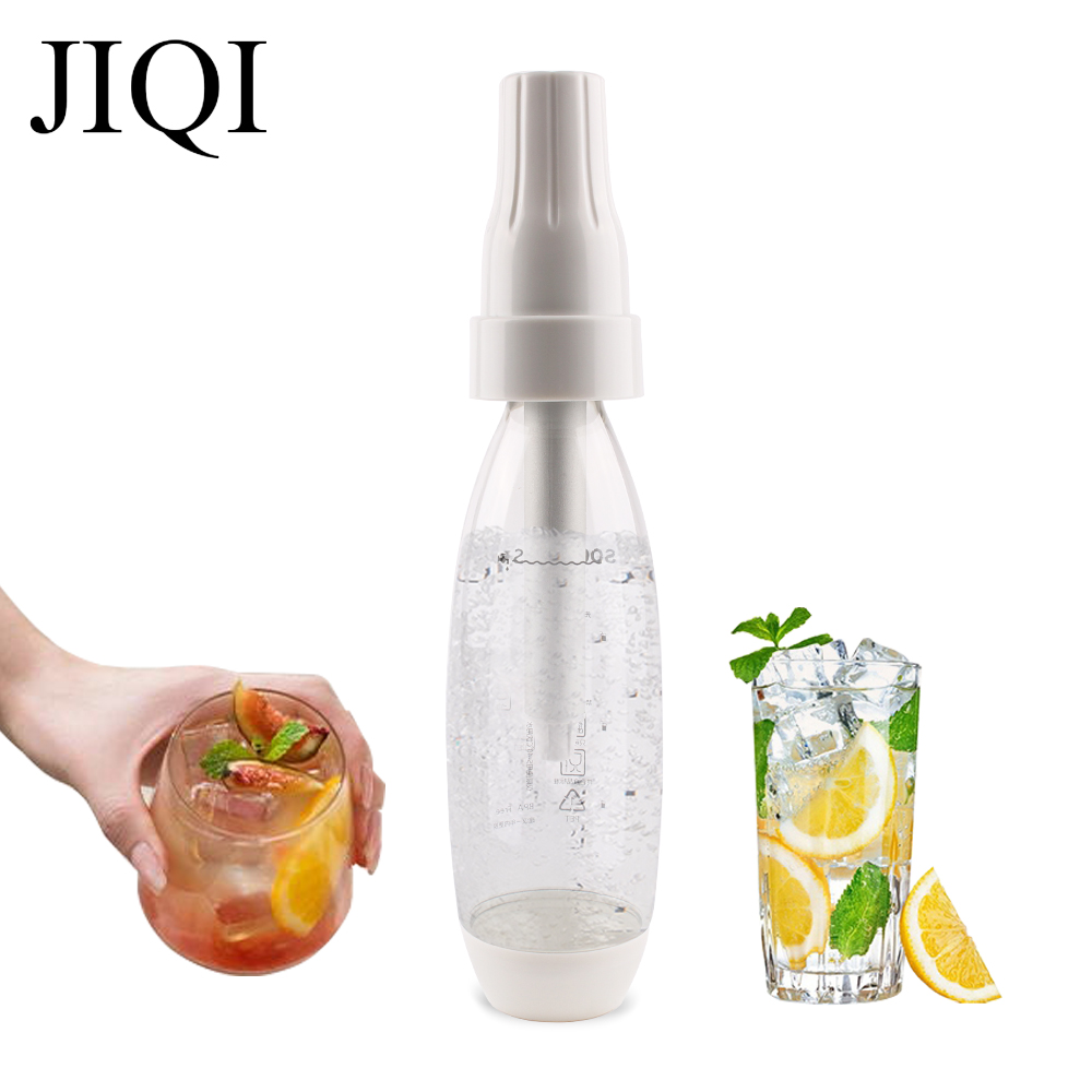 JIQI Draagbare Sifon Handleiding Bubble Water Frisdrank Machine Mini Koolzuurhoudende Frisdrank Reizen Sap Soda Maker Spritzers Spritzers