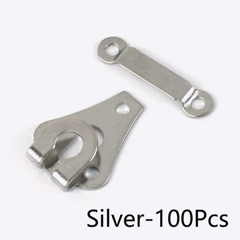 50/100Pcs Broek Broek Metalen Knoppen Vrouwen Rok Gesp Naai-Op Pak Jas Kledingstuk Haken diy Naaien Accessoires: Silver-100pcs