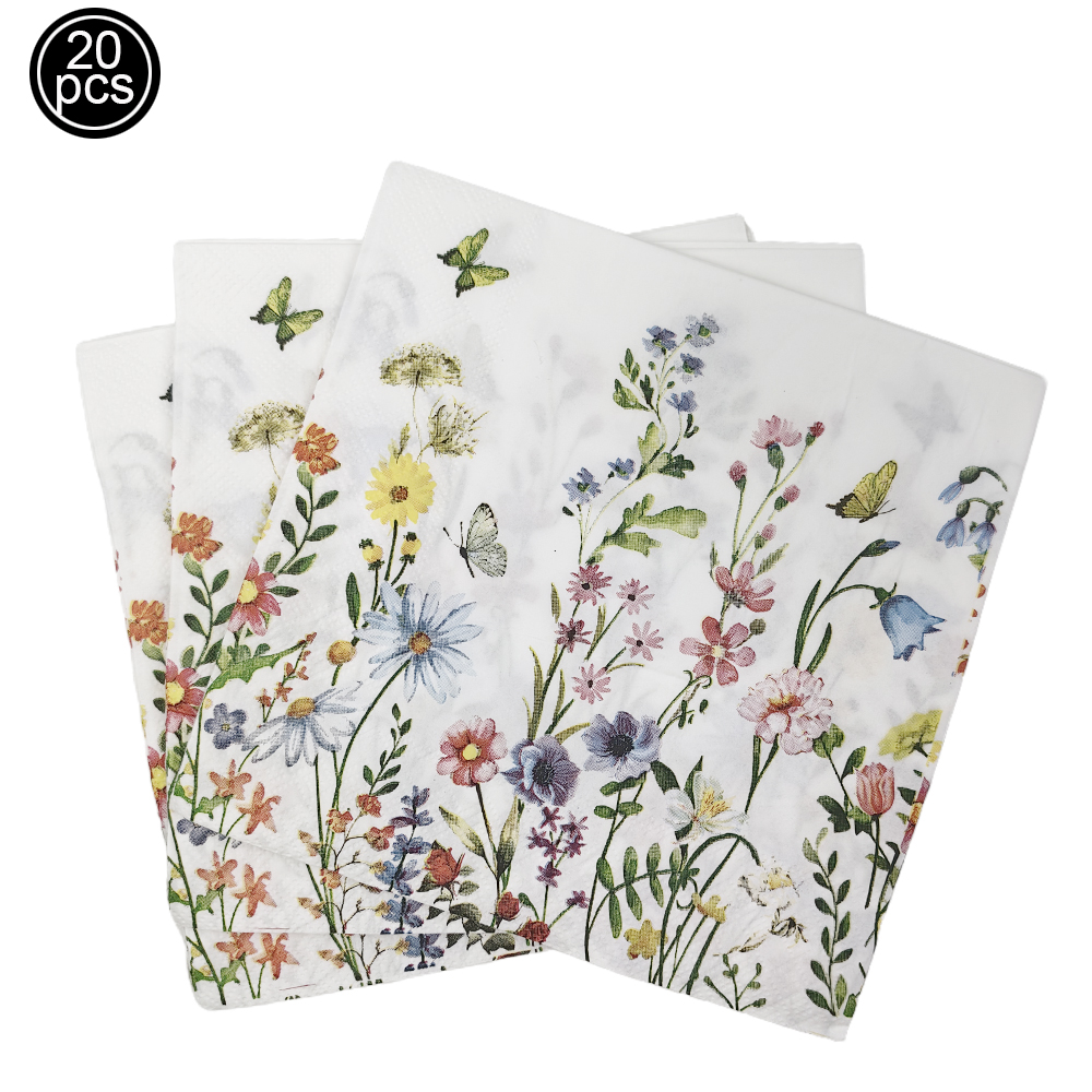 Wildflower Baby Shower Party Supplies for Girls Birthday Spring Floral Wedding Party Decors Disposable Paper Plates Napkin Cups: MINT GREEN