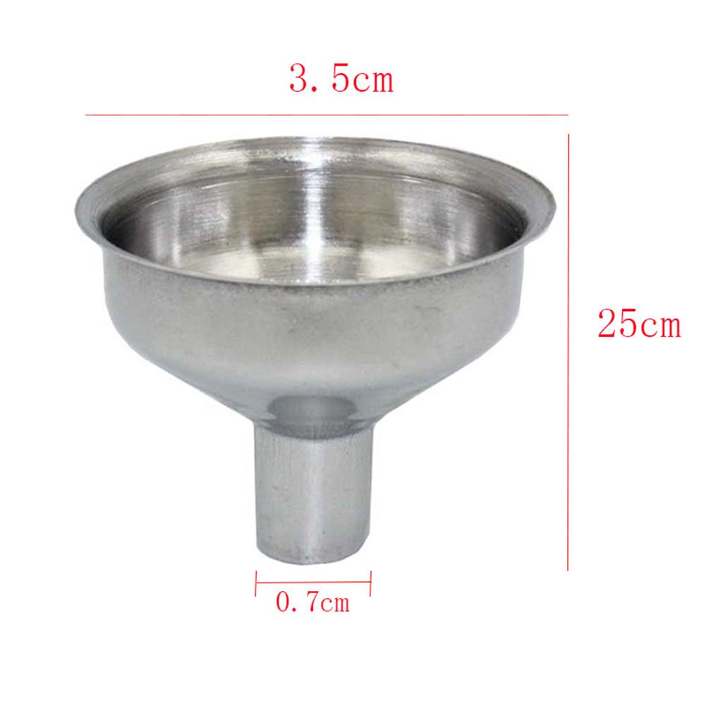Small Mouth Funnels Bar Wine Flask Funnel Mini Stainless Steel For Filling Hip Flask Narrow-Mouth Bottles Kitchen Jug Funnel: C