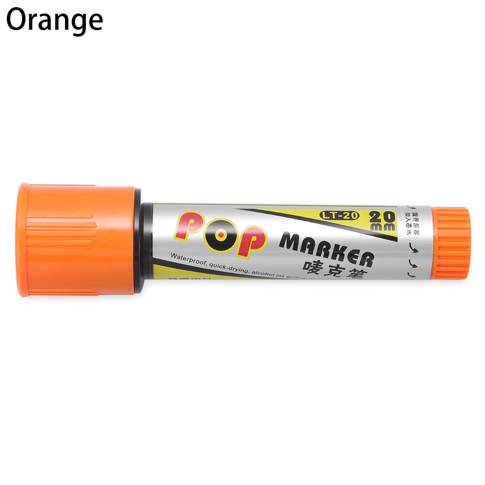 Universal Waterproof Permanent Paint Marker Pen Car Tyre Tire Tread Rubber Metal Stationery Supplies: orange 002