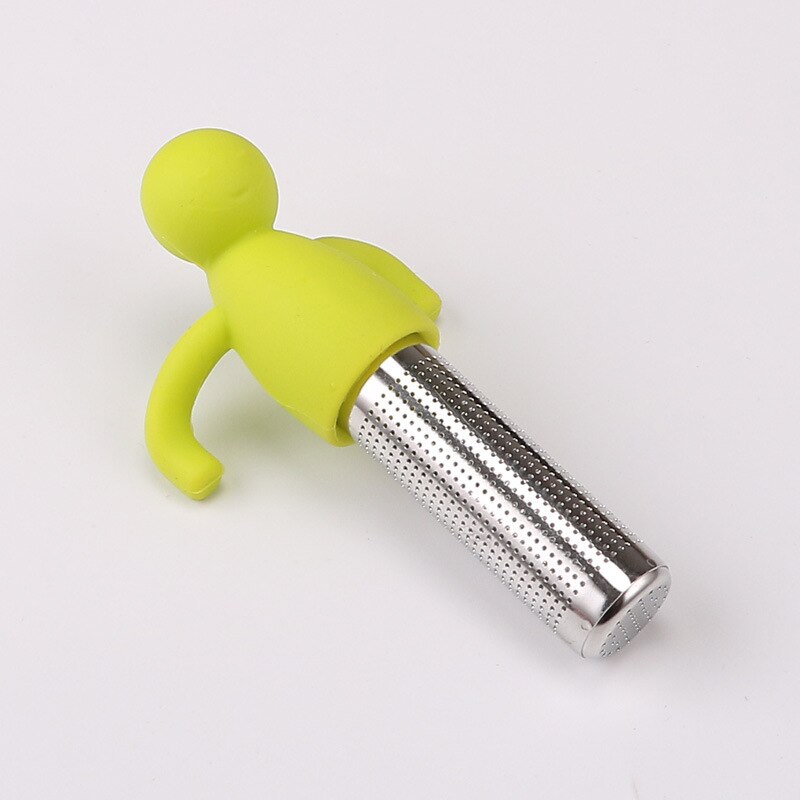 Tea Infuser Strainer Sieve Stainless Steel Infusers Teaware Tea Bags Leaf Filter Diffuser Infusor Kitchen Accessories: 1pc Green