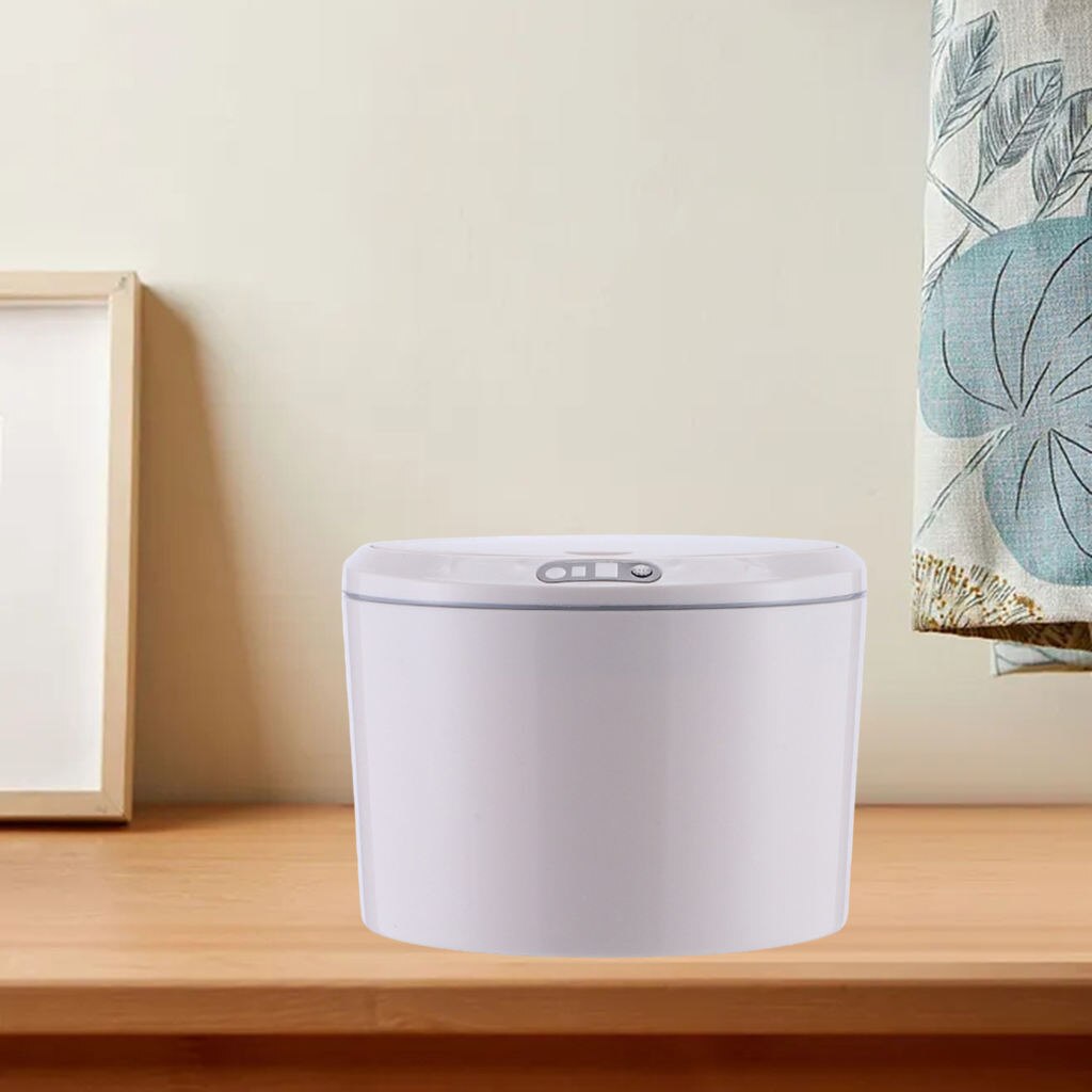 3/5L Smart Inductie Prullenbak Smart Sensor Kleine Automatische Prullenbak Thuis Intelligente Elektrische Vuilnis Voor Slaapkamer Badkamer
