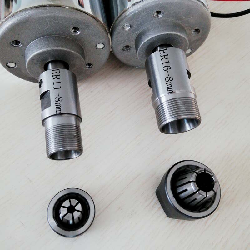 Moteur de broche CNC 500W, cc 48V, 52mm de diamètre, fraiseuse à Air froid pour gravure