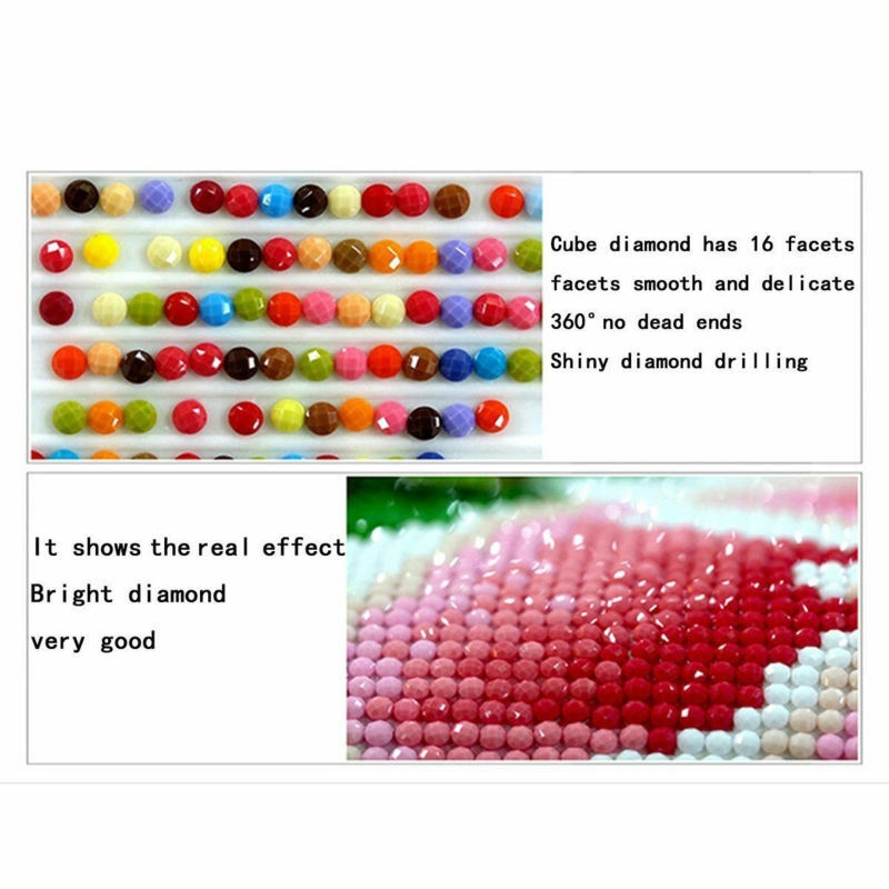 Mysterious Purple Eye 5D Diy Diamond Painting Embroidery Cross Stitch Kit 40x30cm