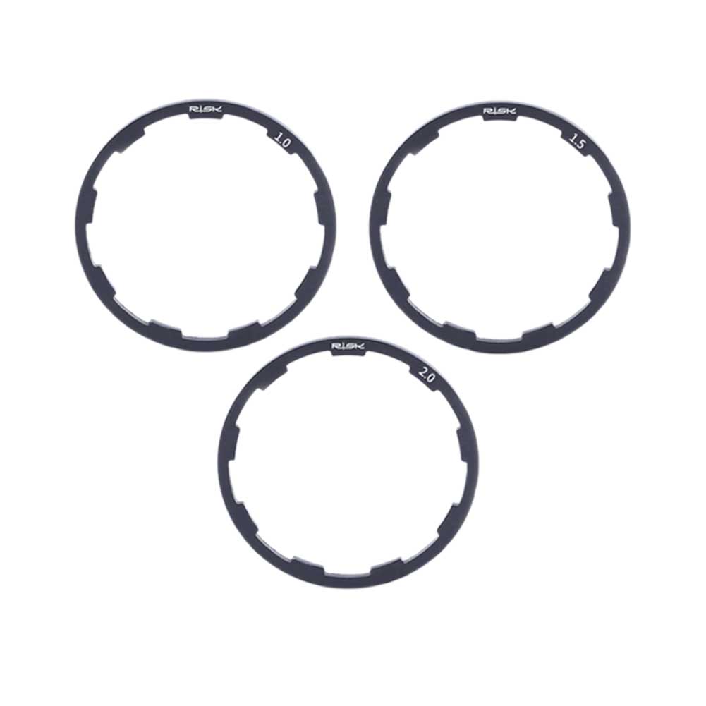 3pcs/set Outdoor Cycling Grooved Repair Bracket Spacers Mountain Bike Flywheel Gasket Hub Washer Removable MTB Bottom Home