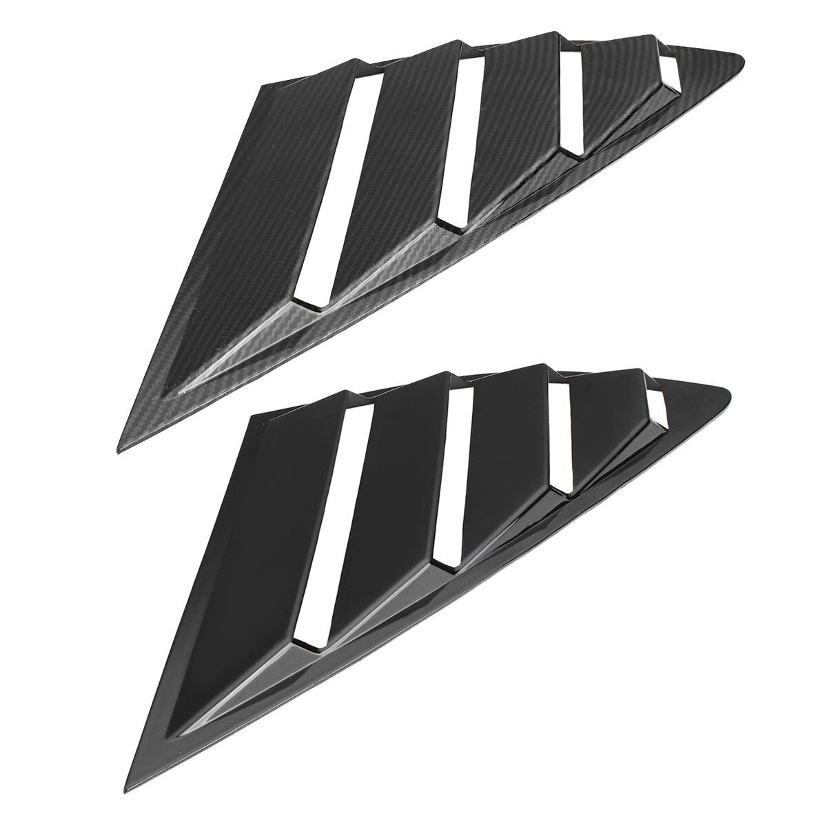 Ford AOSK For Mustang Mach E Quarter Side Window Scoop Louvers Cover Window Visor Cover Abs B 1429991
