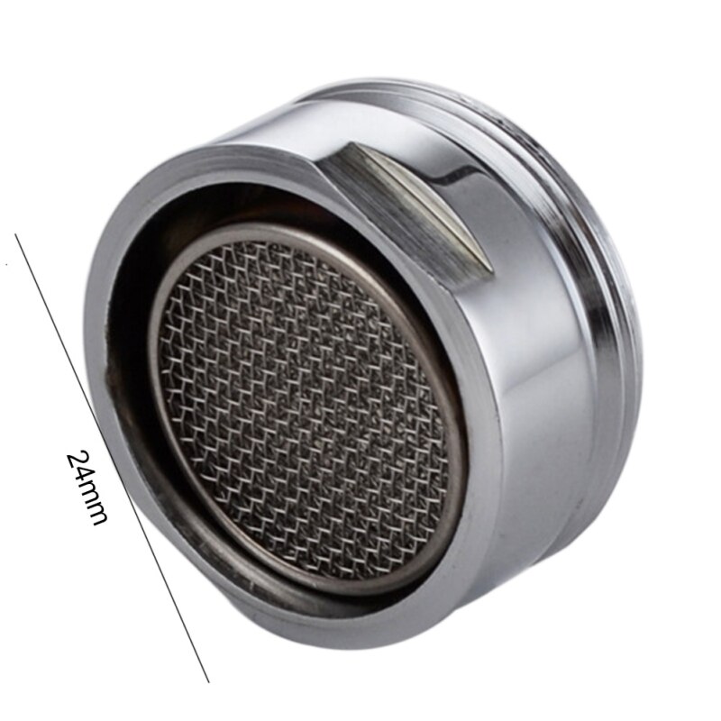 24/28mm hanngjenger vannboble dreiehode sparende kran kran lufteventil kobling diffuser dyse filter nettingadapter tilbehør: 24mm