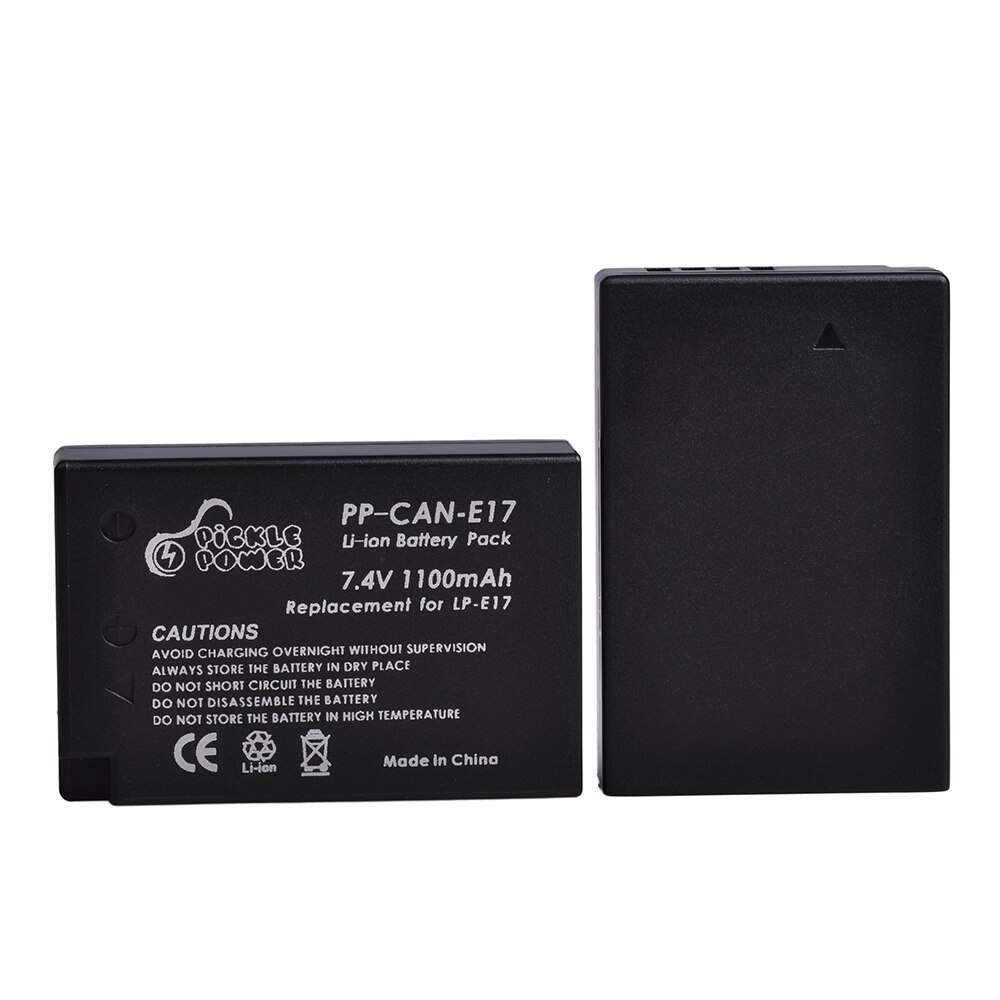 LP-E17 LPE17 Batterij En Led Usb Dual Charger Voor Canon Eos 200D M3 M6 750D 760D T6i T6s 800D 8000D kus X8i: 2 battery