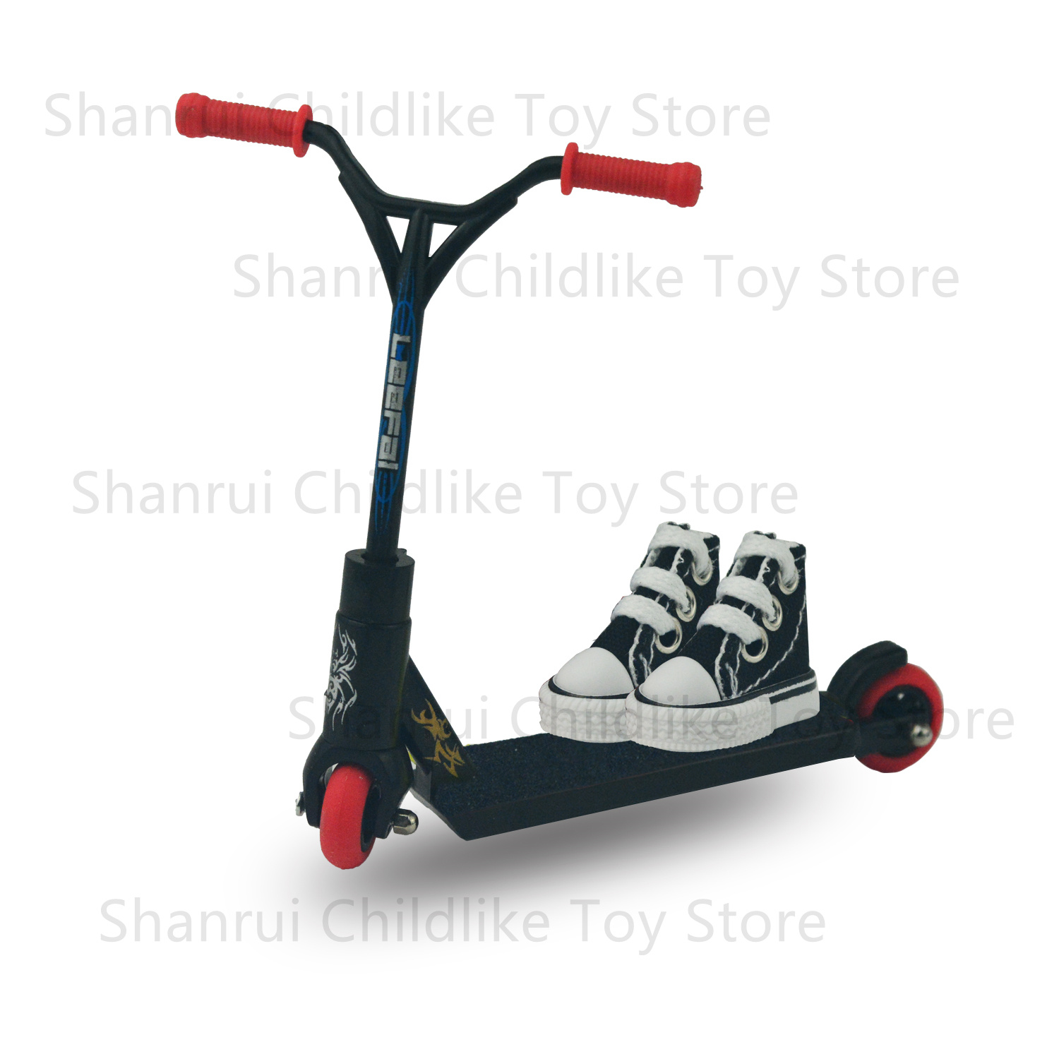Patinete de dedo de dos ruedas, monopatín de dedo, zapatos de dedo, Mini tela, juguetes educativos para niños, bicicleta de dedo, juguete divertido