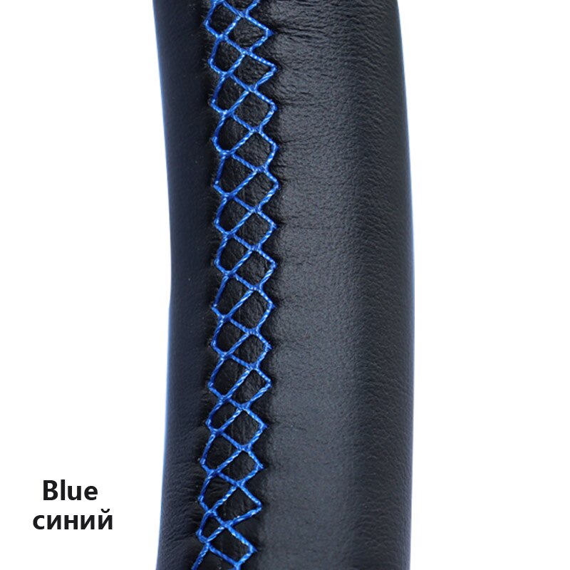 Hand-Gestikt Kunstmatige Lederen Stuurwiel Voor Mercedes-Benz W164 M-Klasse ML350 ML500 2005 2006 x164 Gl-Klasse Gl: Blue Thread