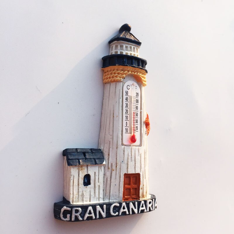 Imán para nevera con paisaje Cultural del mundo, recuerdo, decoración de Gran Canaria