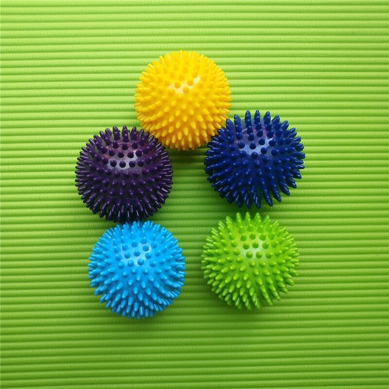 Pvc Fitness massasje ball piggete avtrekker punkt sport Fitness hånd fot smerte soneterapi understreke lettelse treningsstudio trening yoga baller 9cm