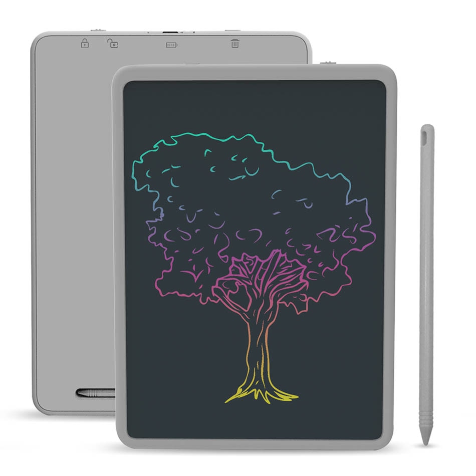 Enotepad tablette d'écriture tablette numérique tablette d'écriture Portable mince avec stylo et support: EP0211C-SILVER
