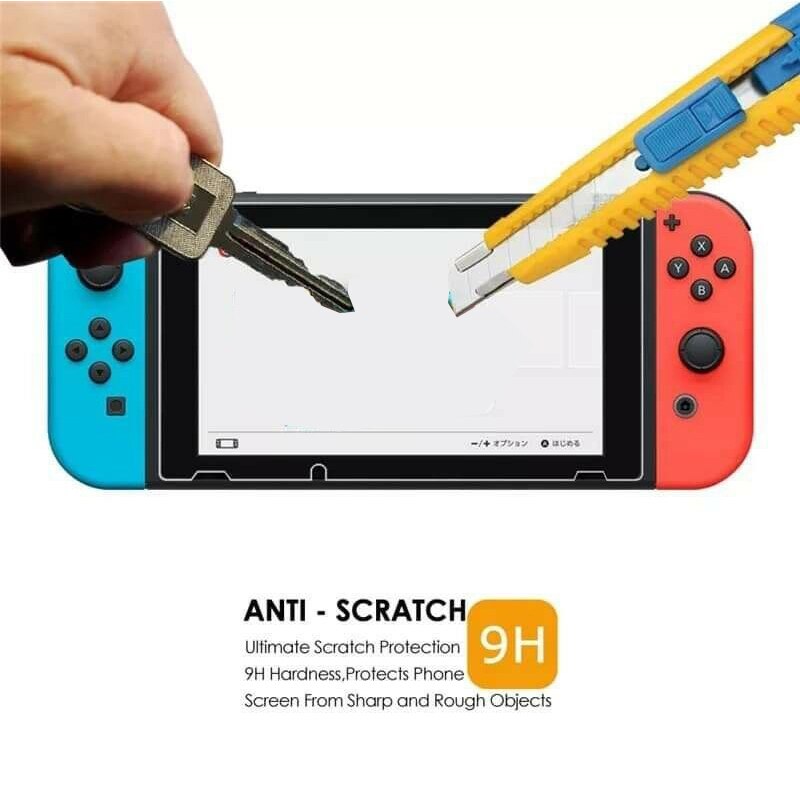 2pc 9h proteção para nintendo interruptor desbloqueado protetor de tela de vidro temperado proteção para nintend switch console acessórios