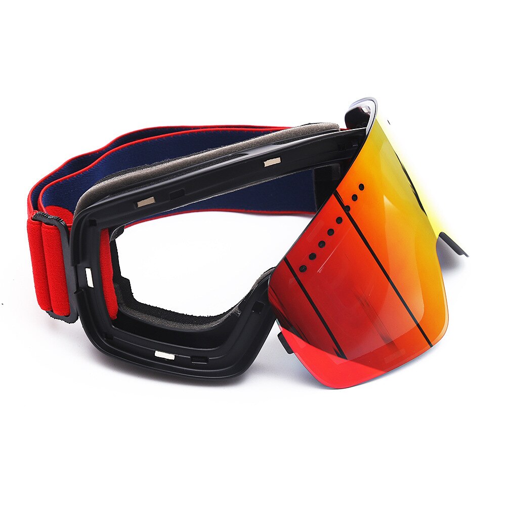 Magnetische Ski Brille Anti-Nebel-Doppel Objektiv Uv400 Professionelle Ski Brille Brillen Männer Frauen Skifahren Snowboard Brille Googles