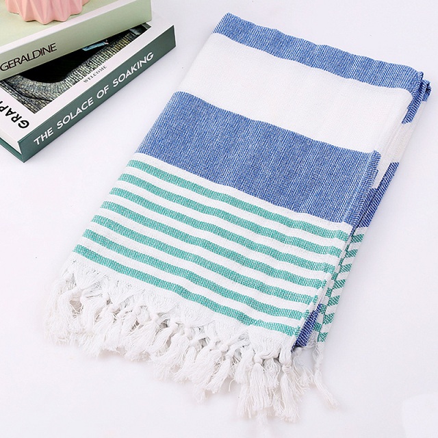 Turkiskt hamam handduk pestemal beach resa peshtemals bad fouta bomull stor 100*180 cm: I