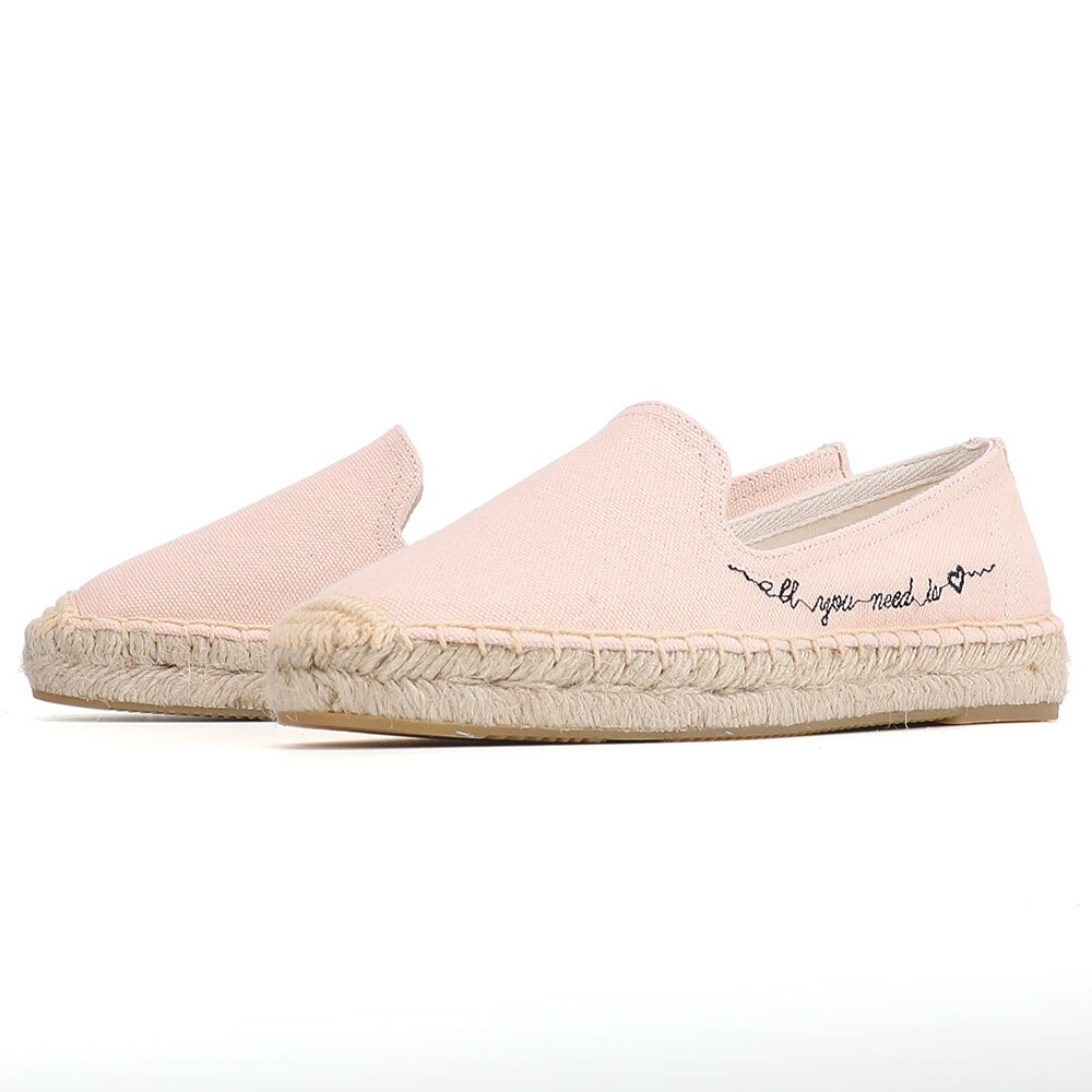 tienda soludos Espadrilles Flats Shoes Woman Lightweight Breathable Flat Ladies Fisherman Leisure Soft Comfortable Lazy