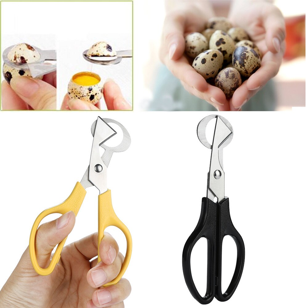 Quail Egg Scissor Cutter Opener Kitchen Tool Clipper Shells Scissors Cracker Cigar Stainless Steel Blade #50g